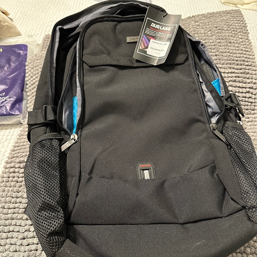 Black Backpack for Men